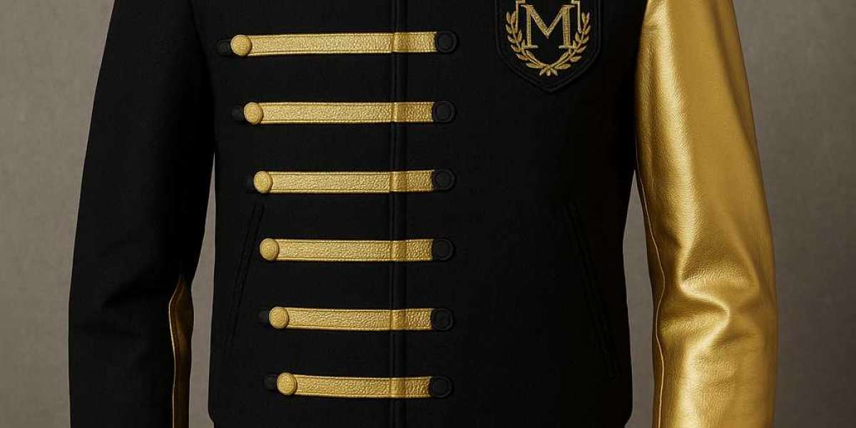 Step Into Iconic Style: Michael Jackson Black and Gold Jacket