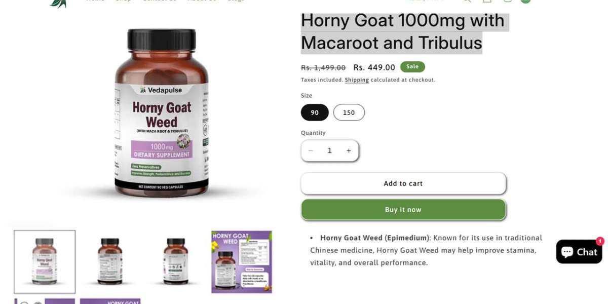 Horny Goat 1000mg with Macaroot and Tribulus: The Ultimate Herbal Formula for Men’s Vitality