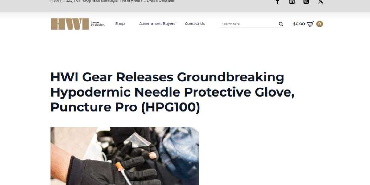 Ultimate Hand Safety and Precision — Discover the HWI Gear HPG100 Hypodermic Needle Protection Gloves